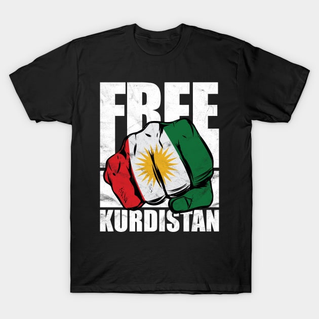 Free kurdistan t shirt top